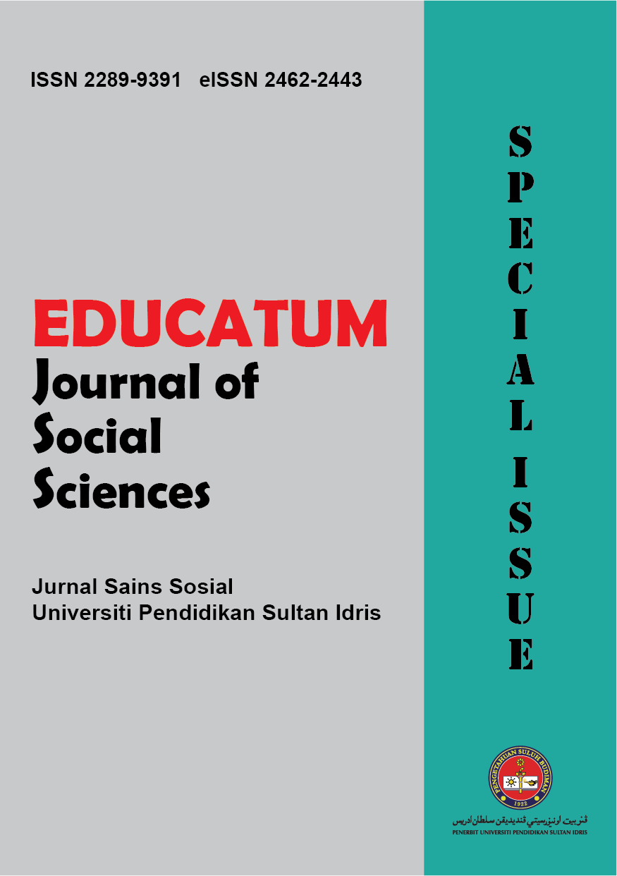 					View Vol. 8 (2022): SPECIAL ISSUE (2022) EDUCATUM Journal of Social Sciences (EJoSS)
				